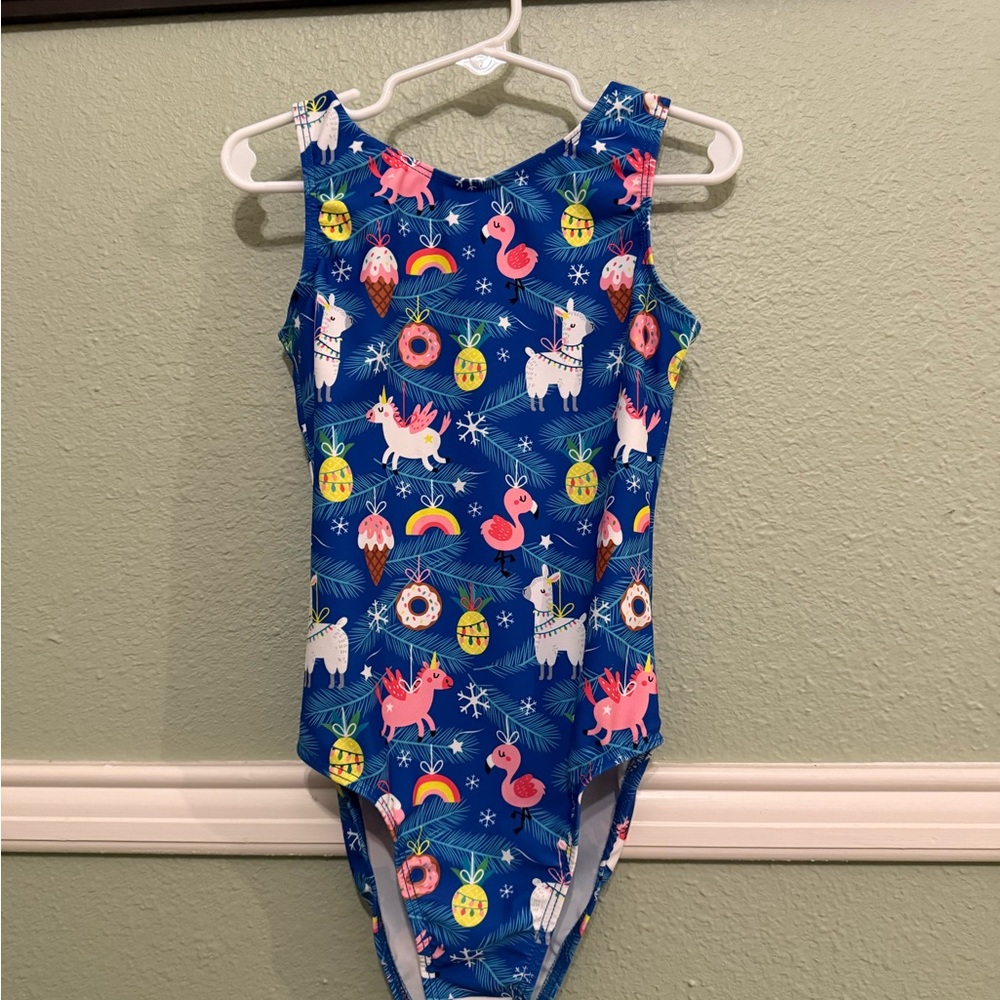 Christmas Gymnastics Leotard